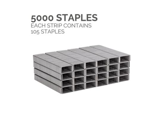 Fellowes 26/6 Half Strip Staples (Pack 5000)